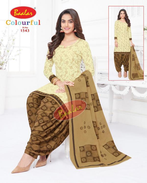 Baalar Colourful Vol-15 Cotton Designer Readymade Suit